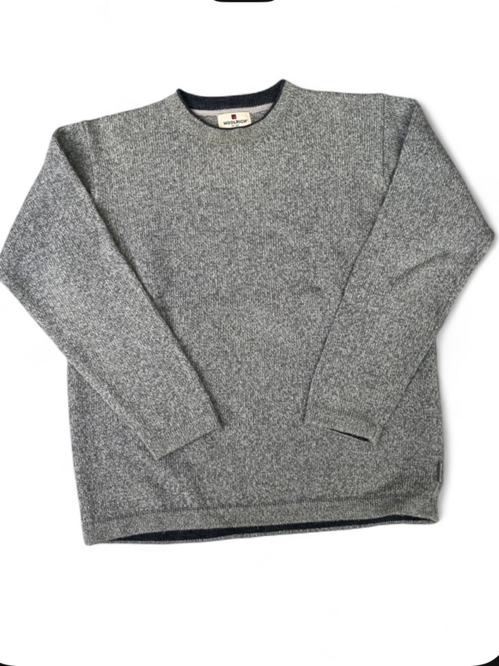 Woolrich Wool size M Men's Crewneck Sweater - Gray